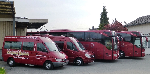 Komfortable Fahrzeuge - für grosse und kleine Gruppen